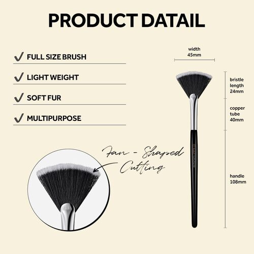 STUDIO 17 Small Fan Brush 463