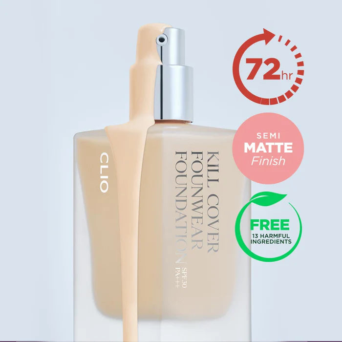 CLIO Kill Cover Founwear Foundation 13g & 38g (3 Colors)