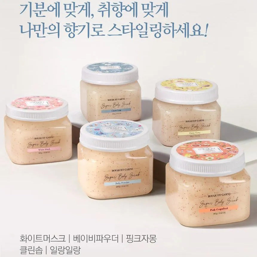 BOUQUETGARNI White Musk Sugar Body Scrub 500g