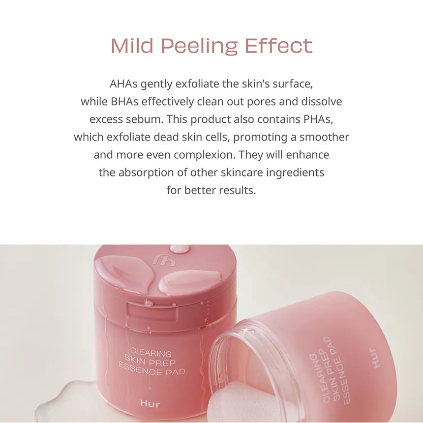 HOUSE OF HUR Clearing Skin Prep Essence Pad 140ml (70 Sheets)