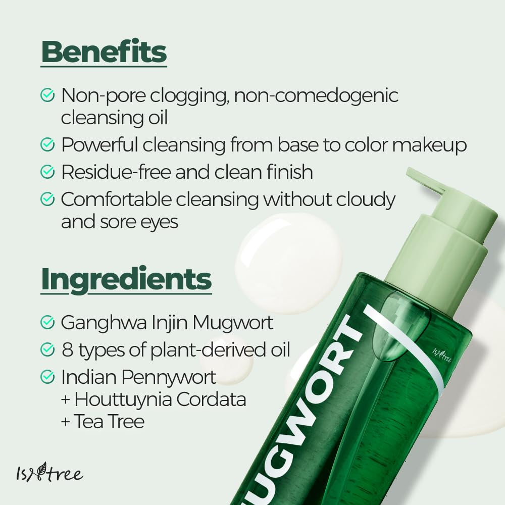 ISNTREE Mugwort Calming Deep Cleansing Oil 200ml