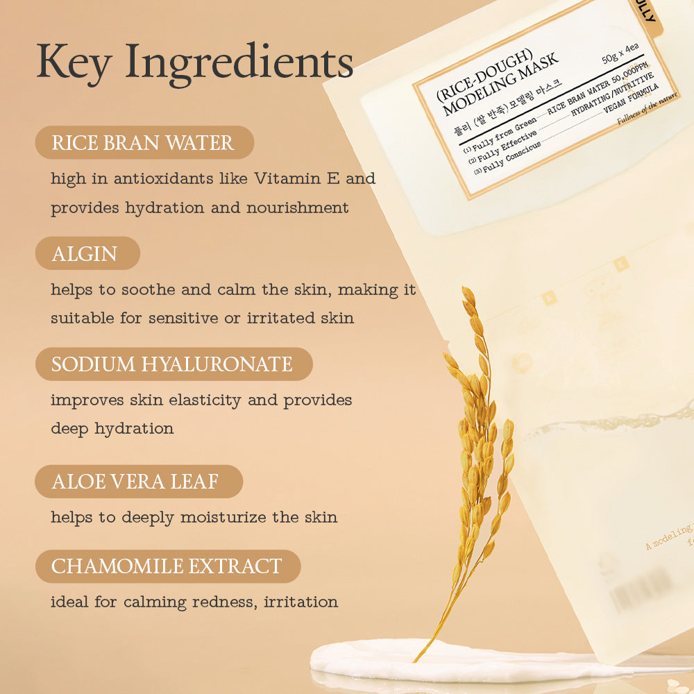 FULLY Rice Dough Modeling Mask