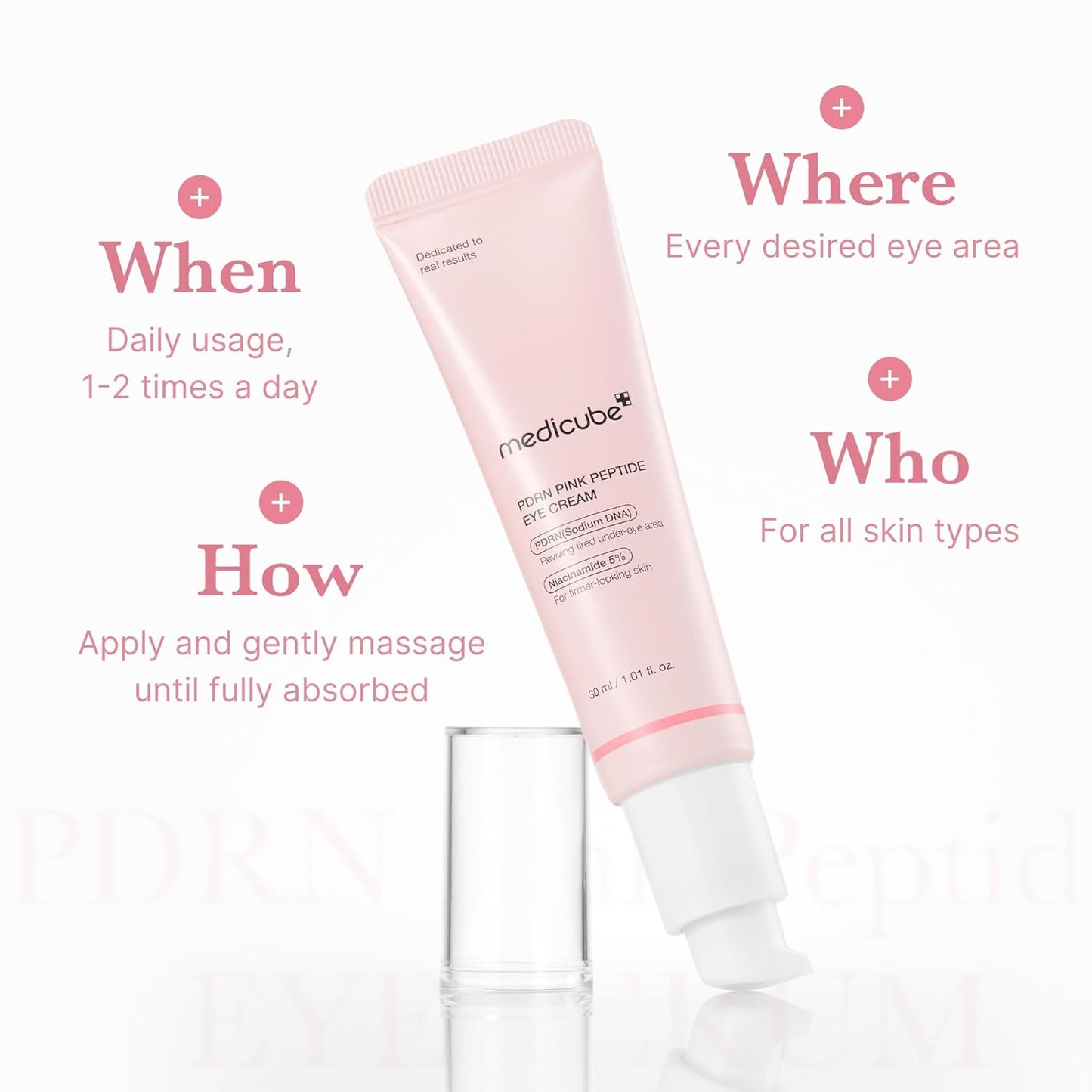 MEDICUBE PDRN Pink Peptide Eye Cream 30ml