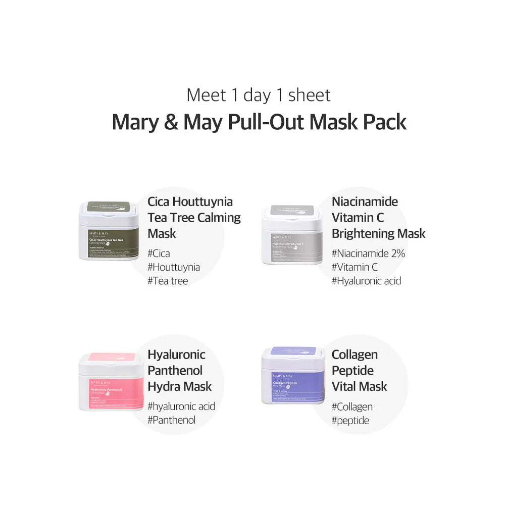 MARY & MAY Niacinamide Vitamin C Brightening Mask
