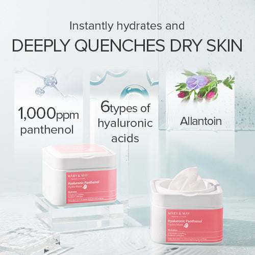 MARY & MAY Hyaluronic Panthenol Hydra Mask