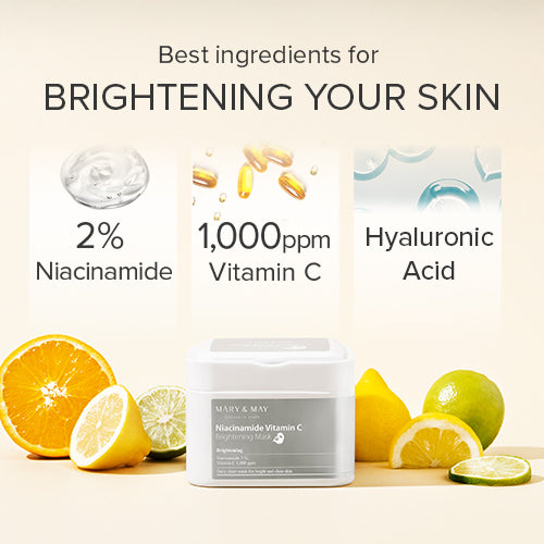 MARY & MAY Niacinamide Vitamin C Brightening Mask