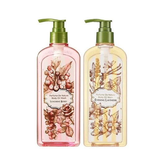 NATURE REPUBLIC Perfume De Nature Body Oil Wash 345ml (2 Scents)