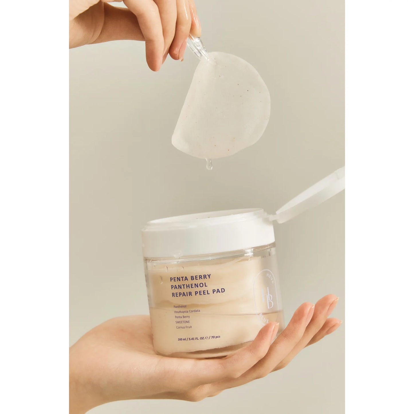 HEVEBLUE Penta Berry Panthenol Repair Peel Pad 70EA