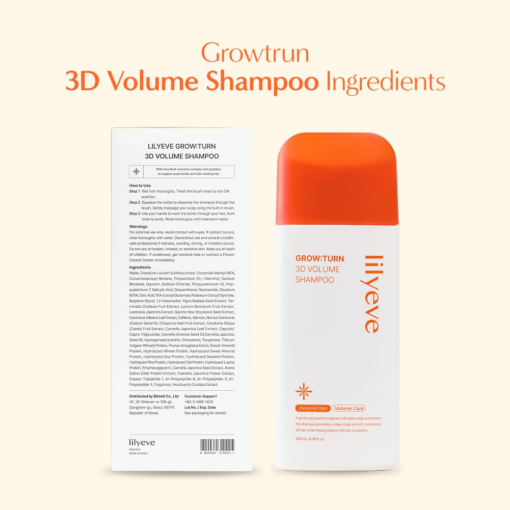 LILYEVE Grow : Turn 3D Volume Shampoo 200ml