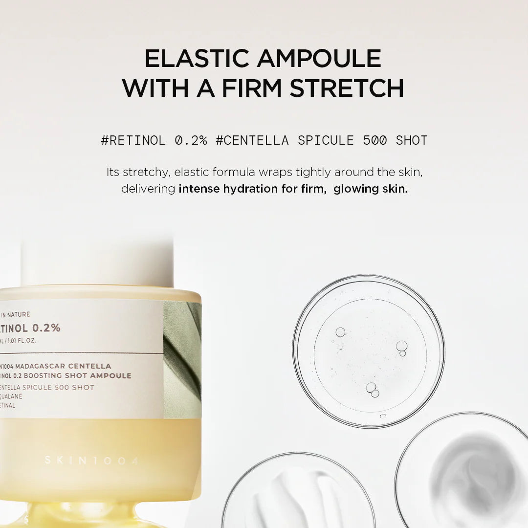 SKIN1004 Madagascar Centella Retinol 0.2 Boosting Shot Ampoule 30ml