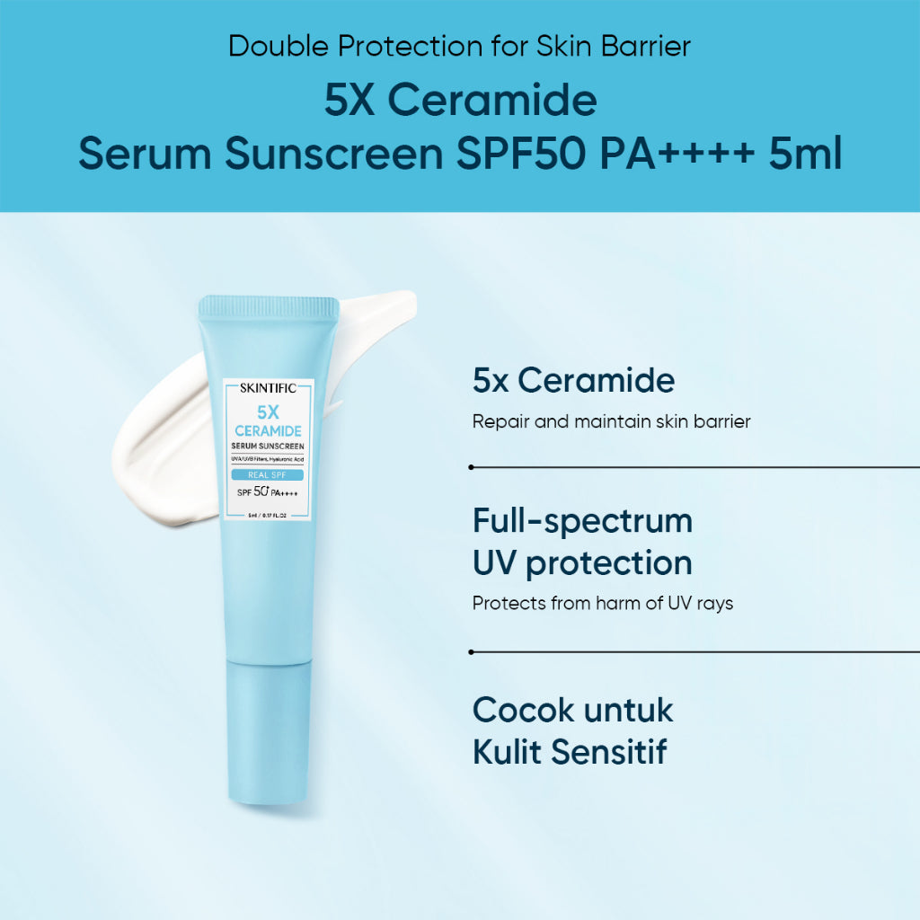 SKINTIFIC 5X Ceramide Barrier Repair Travel Kit