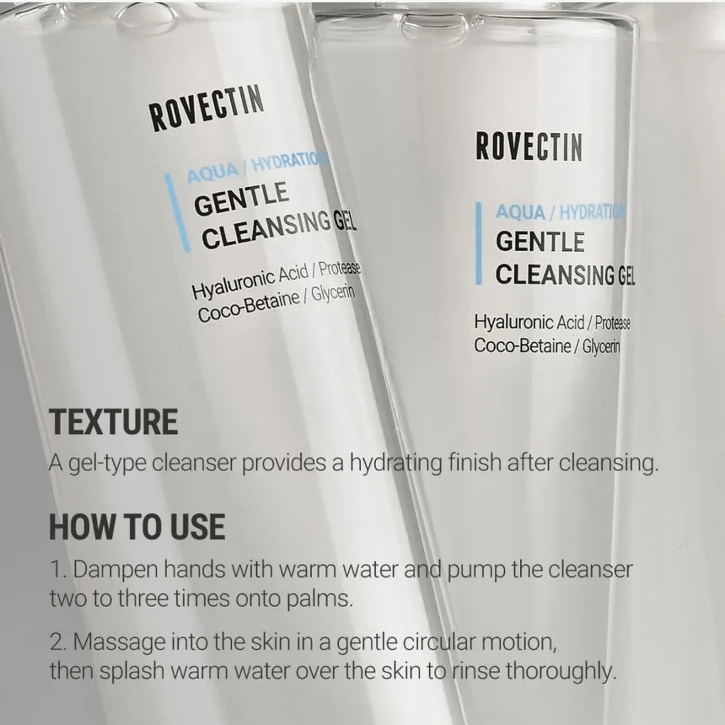 ROVECTIN Aqua Hydration Gentle Cleansing Gel