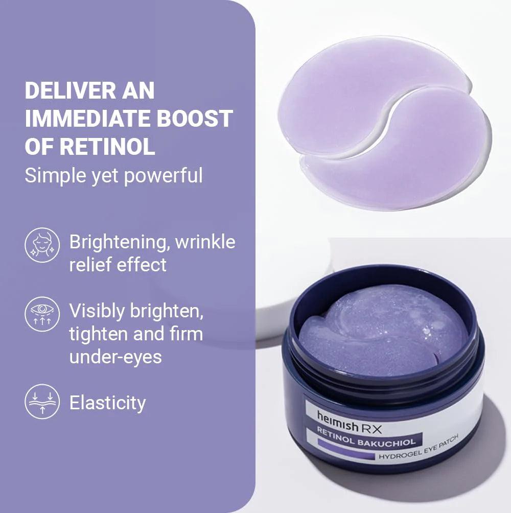 HEIMISH RX Retinol Bakuchiol Hydrogel Eye Patch 60ea