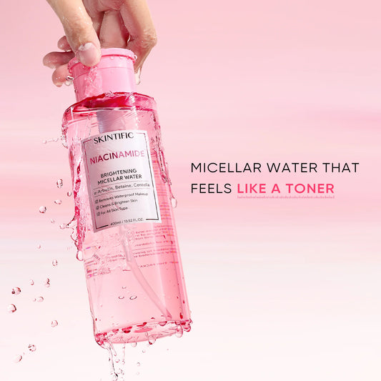 SKINTIFIC Niacinamide Brightening Micellar Water 400ml