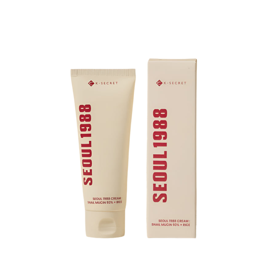 KSECRET Seoul 1988 Cream : Snail Mucin 93% + Rice 100ml