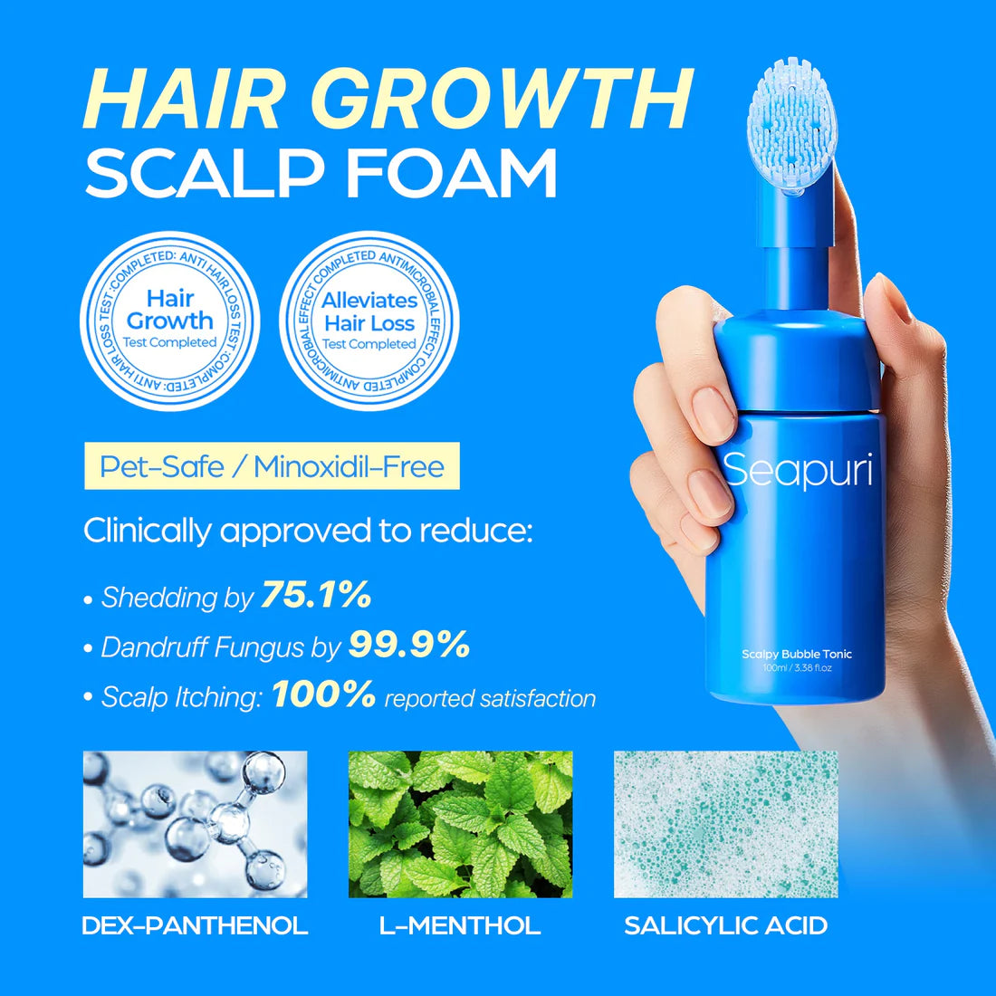 SEAPURI Scalpy Bubble Tonic 100ml