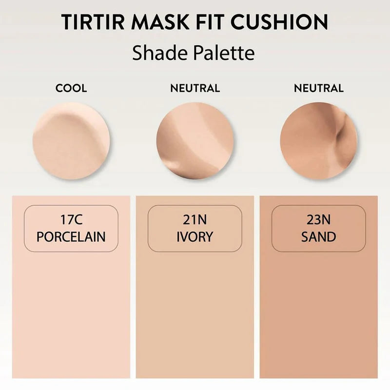 TIRTIR Mask Fit Black Cushion Foundation (2 Shades)