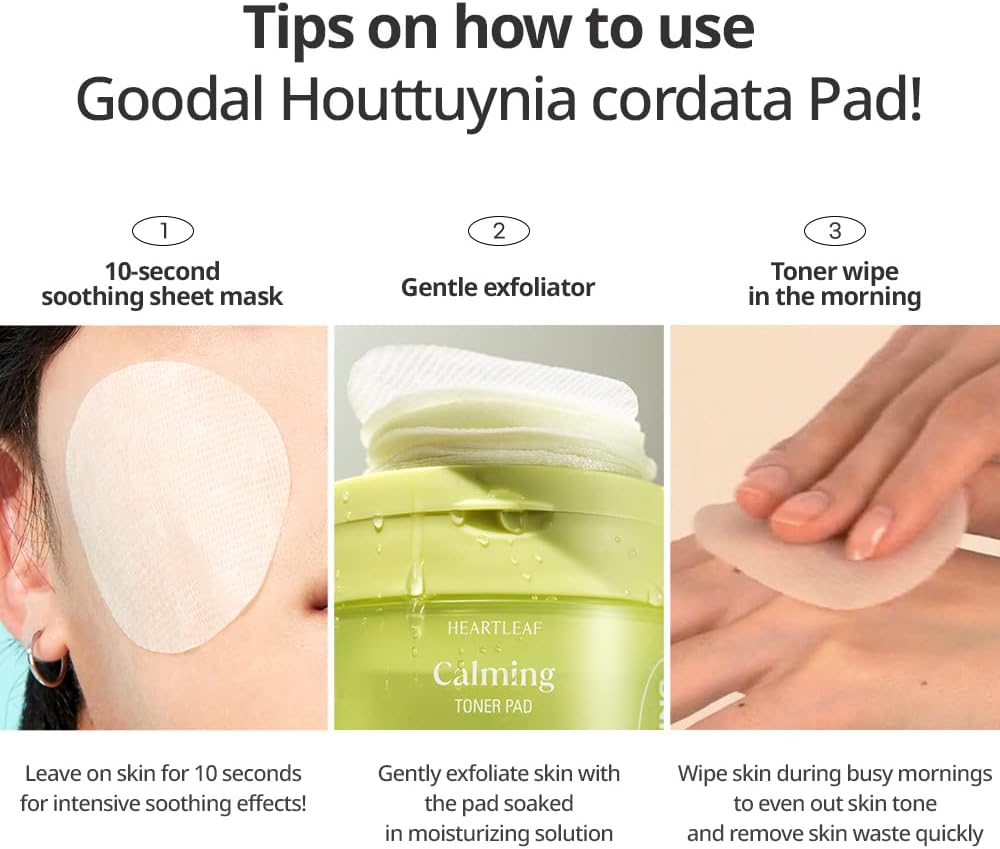 GOODAL Heartleaf Calming Toner Pad (70ea) 140g