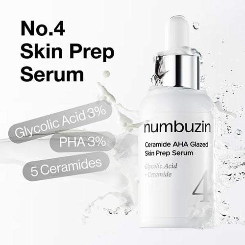 NUMBUZIN N0.4 Ceramide AHA Glazed Skin Prep Serum 30ml