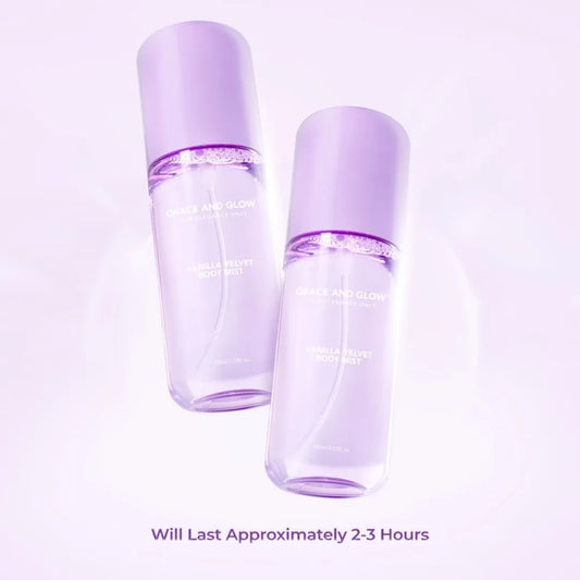 GRACE & GLOW Vanilla Velvet Body Mist 100ml