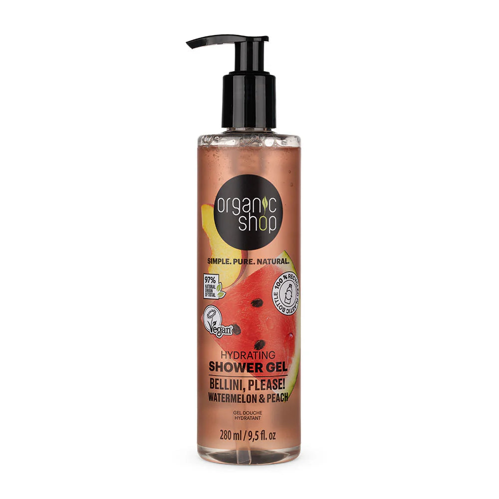 ORGANIC SHOP Hydrating Shower Gel Bellini, Please! Watermelon & Peach 280ml