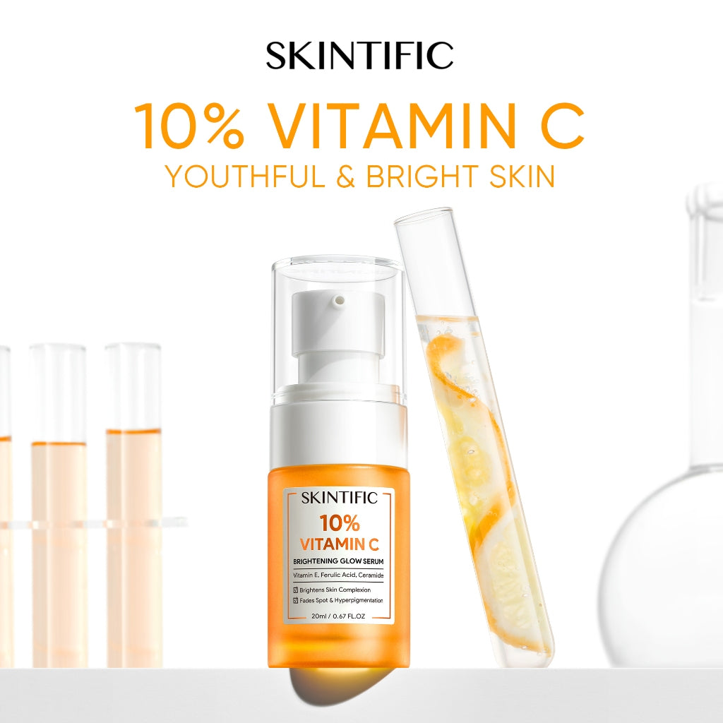 SKINTIFIC 10% Vitamin C Brightening Glow Serum