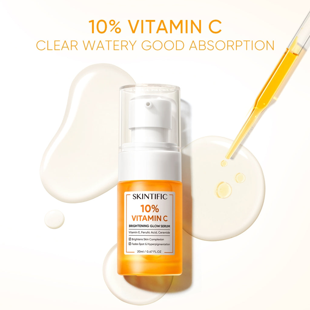 SKINTIFIC 10% Vitamin C Brightening Glow Serum