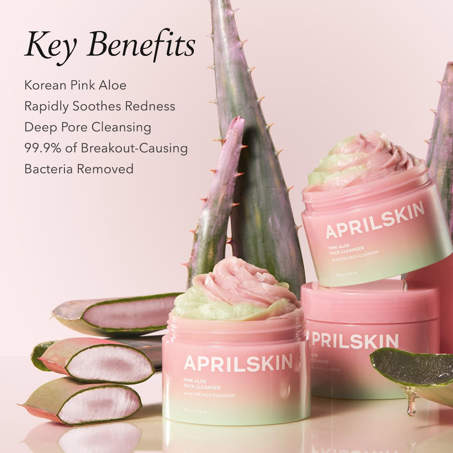 APRILSKIN Pink Aloe Pack Cleanser 120g