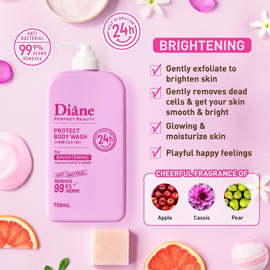 MOIST DIANE Perfect Beauty Protect Body Wash 750ml (4 Variants)