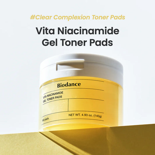 BIODANCE Vita Niacinamide Gel Toner Pad (60EA)