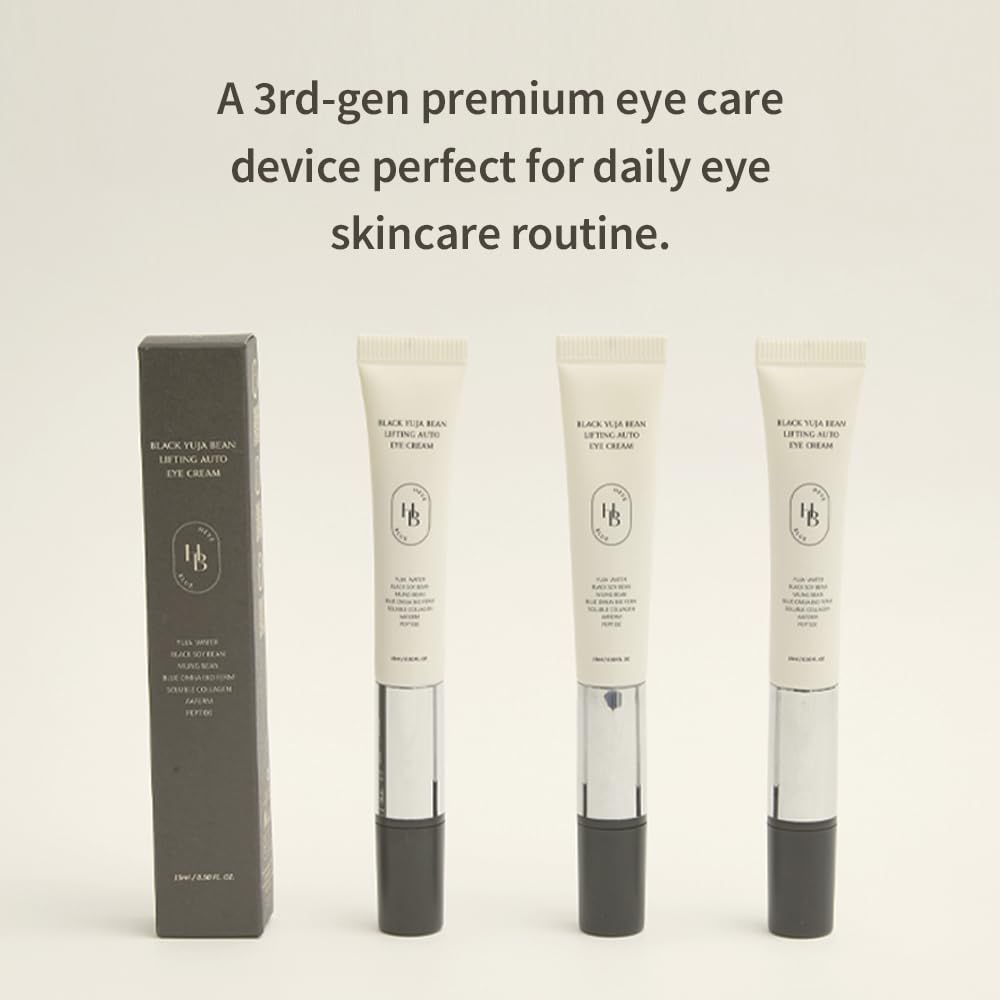 HEVEBLUE Black Yuja Bean Lifting Auto Eye Cream 15ml