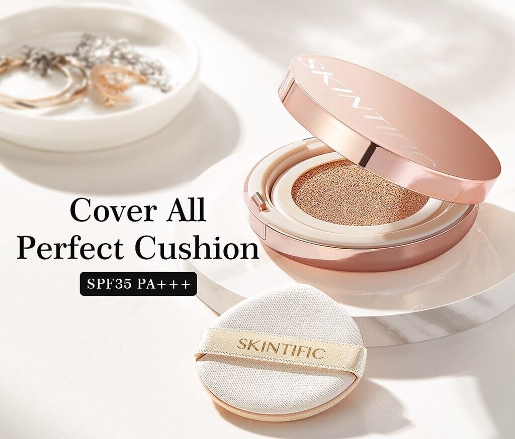 SKINTIFIC Cover All Perfect Cushion (6 Shades)