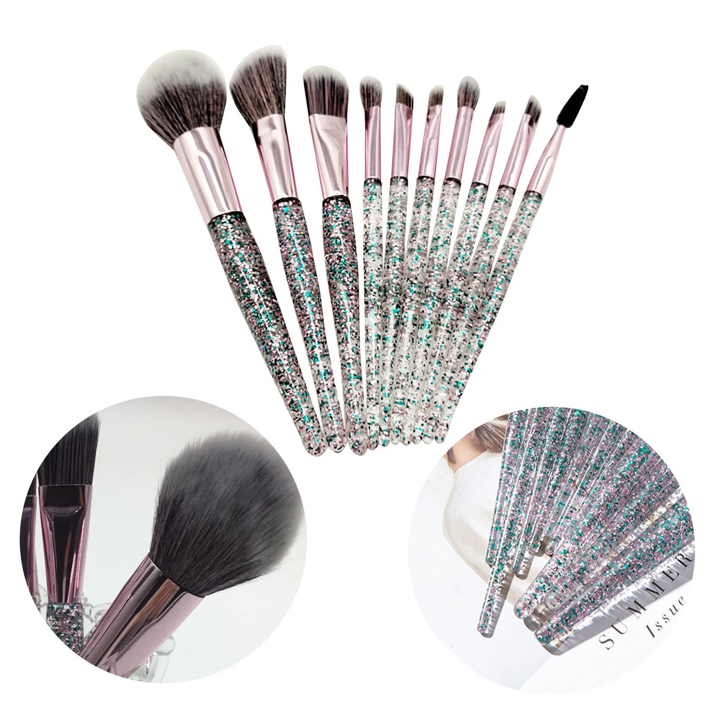RubyFace Sparkle And Shine Brush Set
