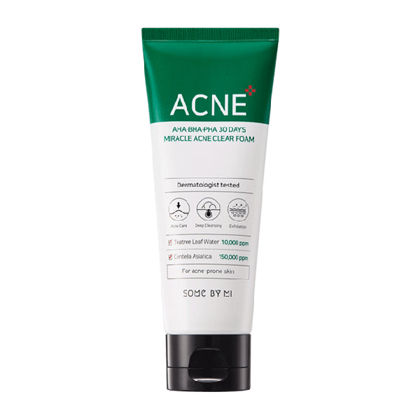 SOMEBYMI AHA, BHA, PHA 30 Days Miracle Acne Clear Foam