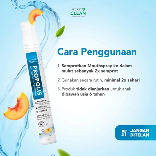 SECRET CLEAN Propolis Mouth Spray 8ml