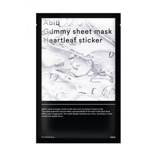 ABIB Gummy Sheet Mask - Heartleaf Sticker (1 EA / BOX)