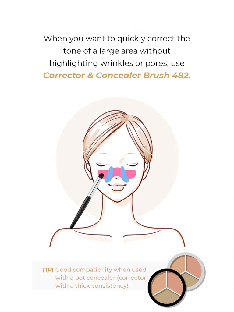 STUDIO 17 Corrector & Concealer Brush 482