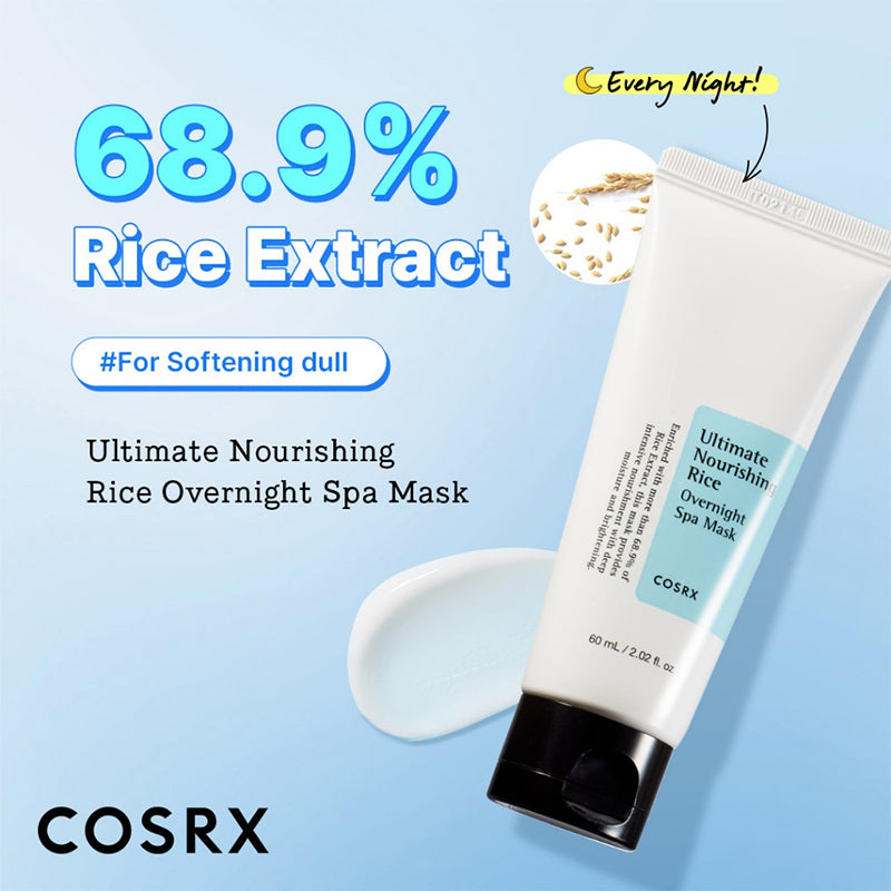 COSRX Ultimate Nourishing Rice Overnight Spa Mask