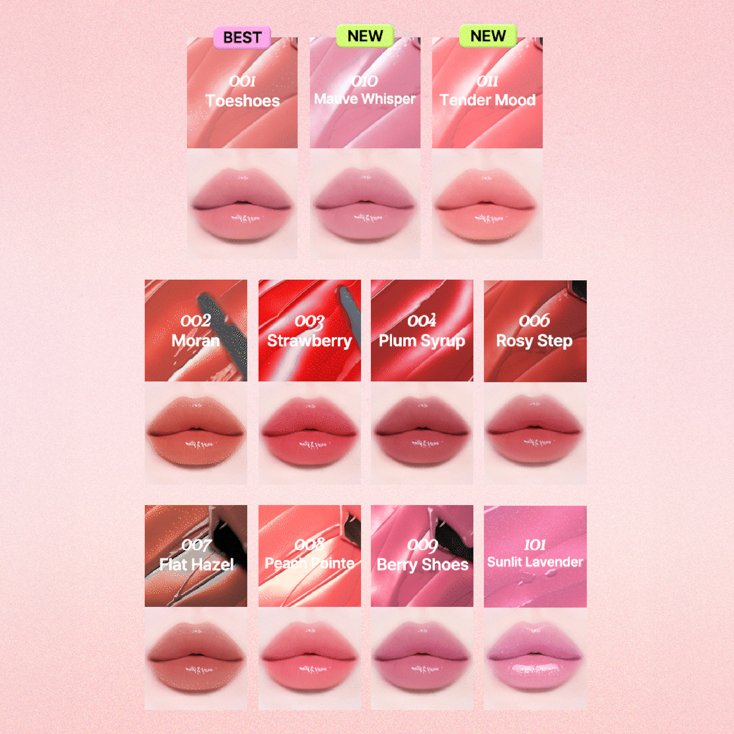 TIPTOE Jelly Stick 3.4g (4 Shades)