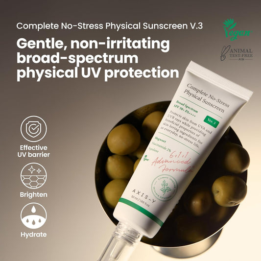 AXIS-Y Complete No Stress Physical Sunscreen 50ml (Ver.3)