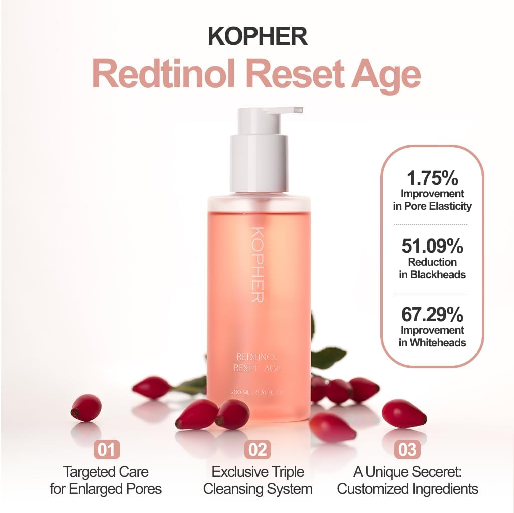 KOPHER Redtinol Reset Age Cleansing Oil 200ml