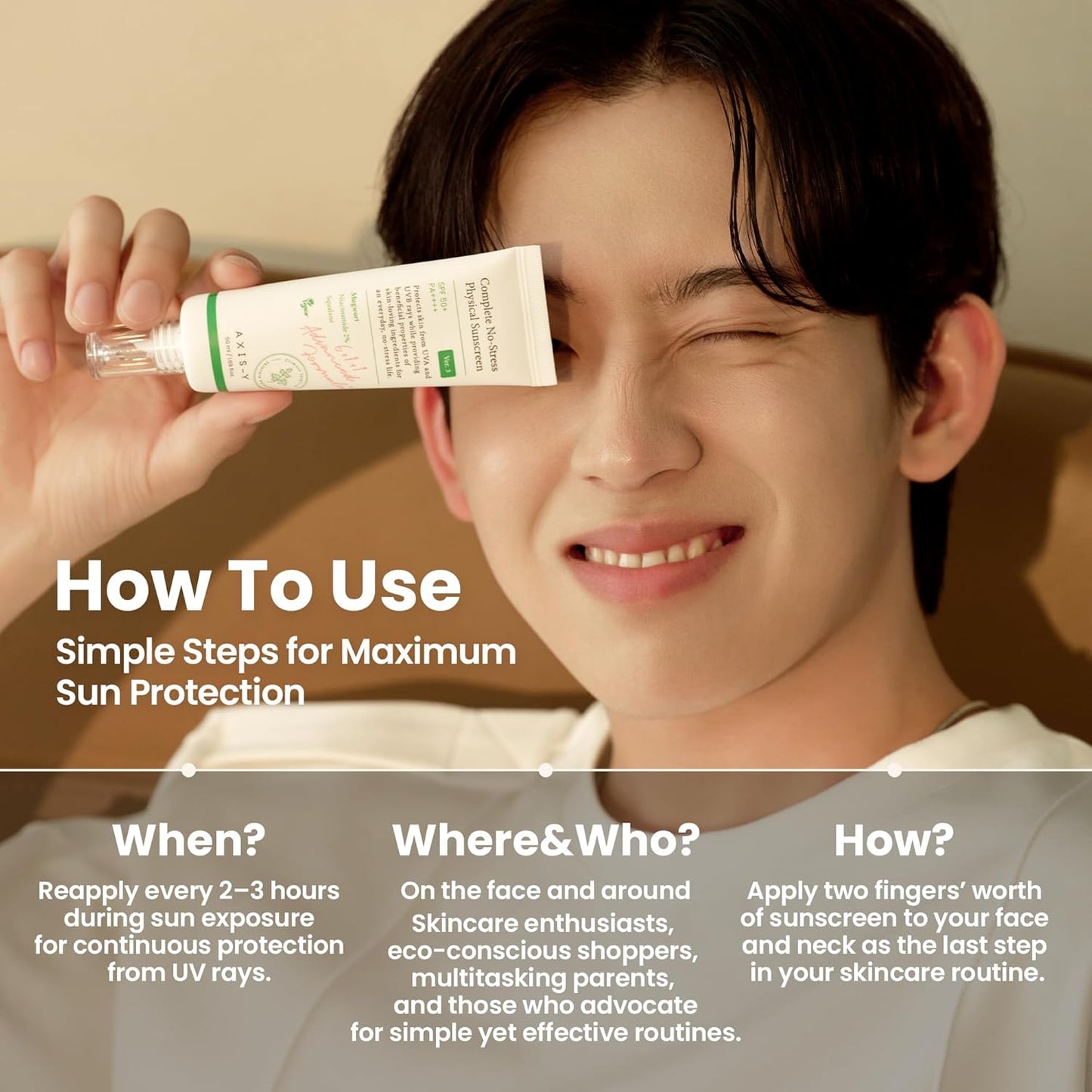 AXIS-Y Complete No Stress Physical Sunscreen 50ml (Ver.3)