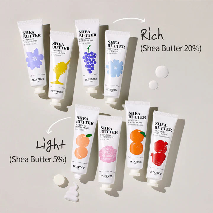SKINFOOD Shea Butter Perfumed Hand Cream 30ml (5 Scents)