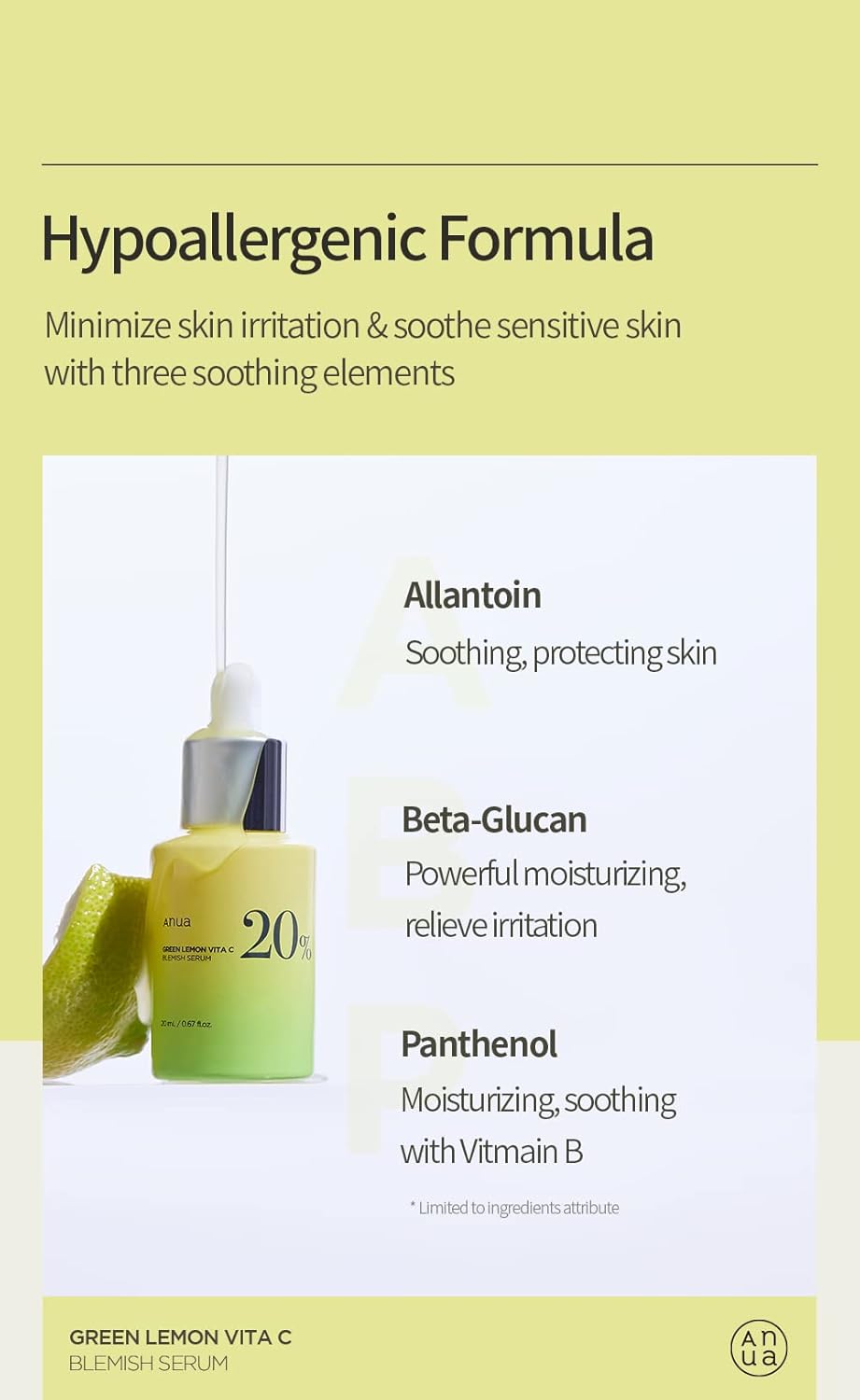 ANUA Vitamin C 20 Blemish Serum 20g