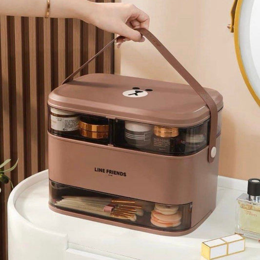 Brown Line Friends Portable Storage Box