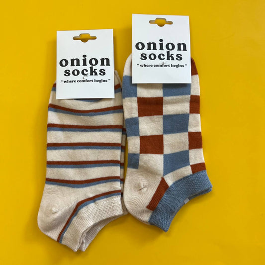 Design S - Plain & Stripes Grey Series Socks