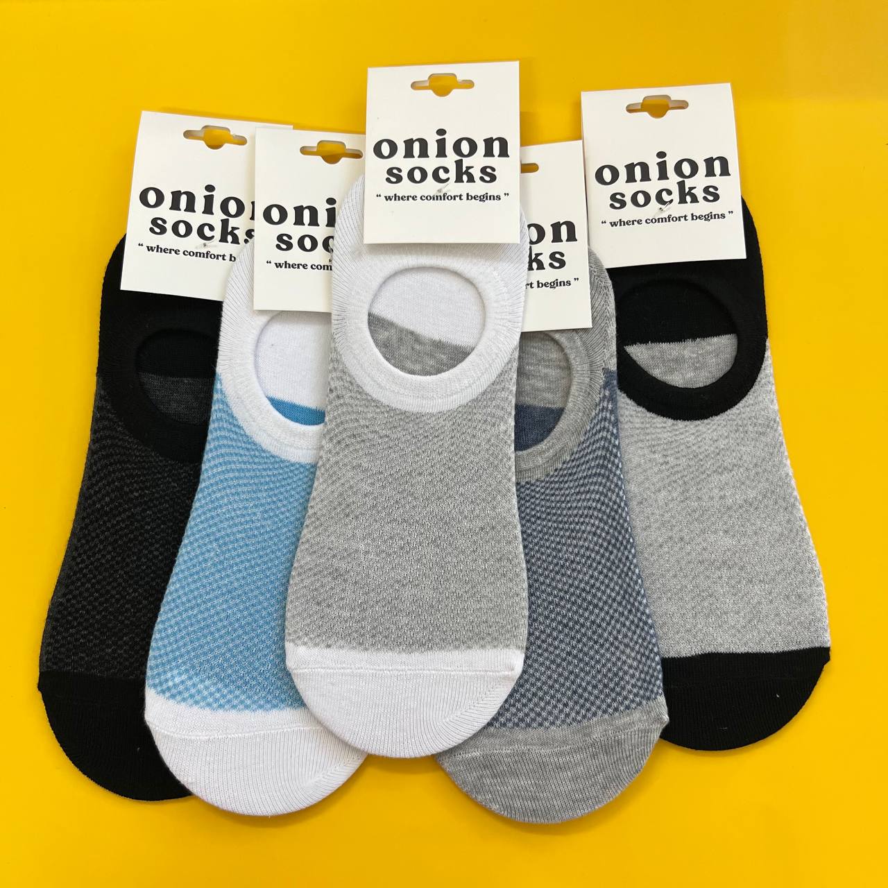 Plain I - Coloured Invisible Socks