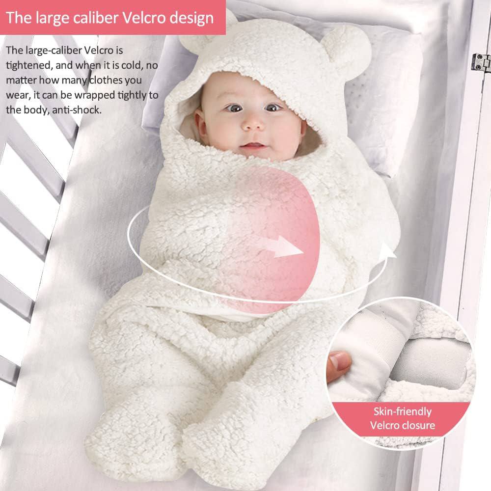 Baby Swaddle Fleece Blanket - Bear