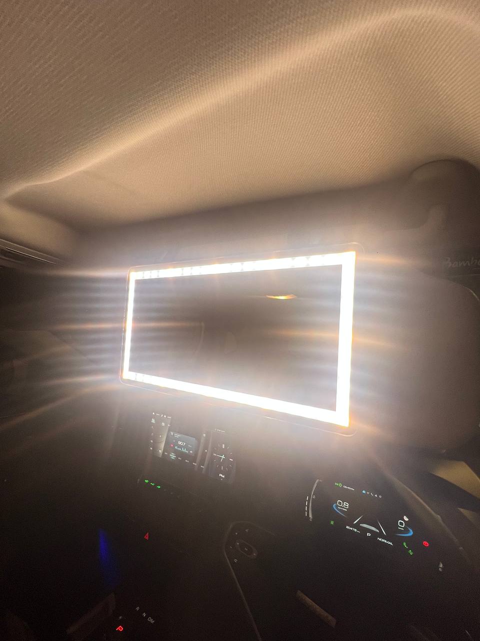 Car Sun Visor LED Vanity Mirror