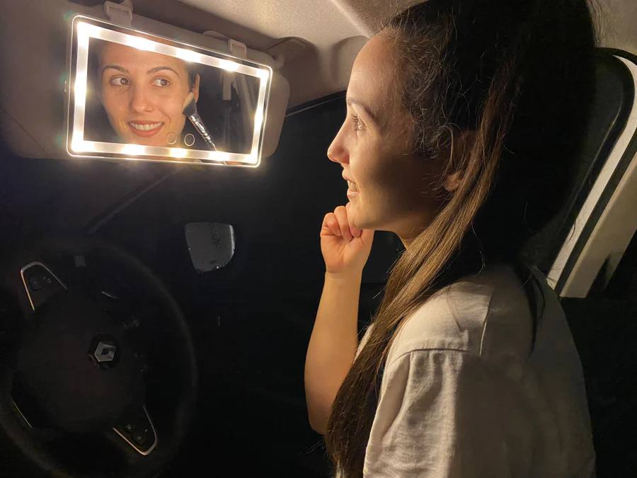 Car Sun Visor LED Vanity Mirror